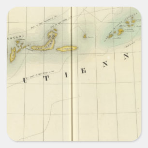 Aleutian Islands 39 Square Sticker