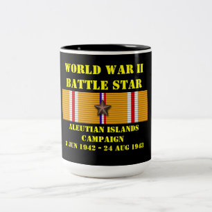 Aleutian Islands Campaign Two-Tone Coffee Mug