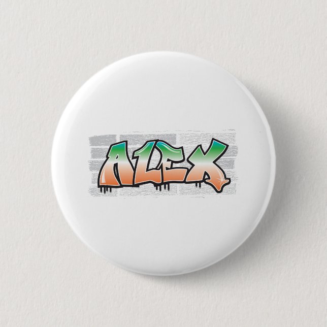 alex.ai 6 cm round badge (Front)