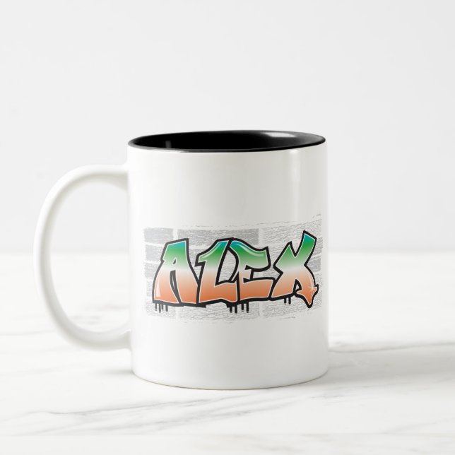 alex.ai Two-Tone coffee mug (Left)