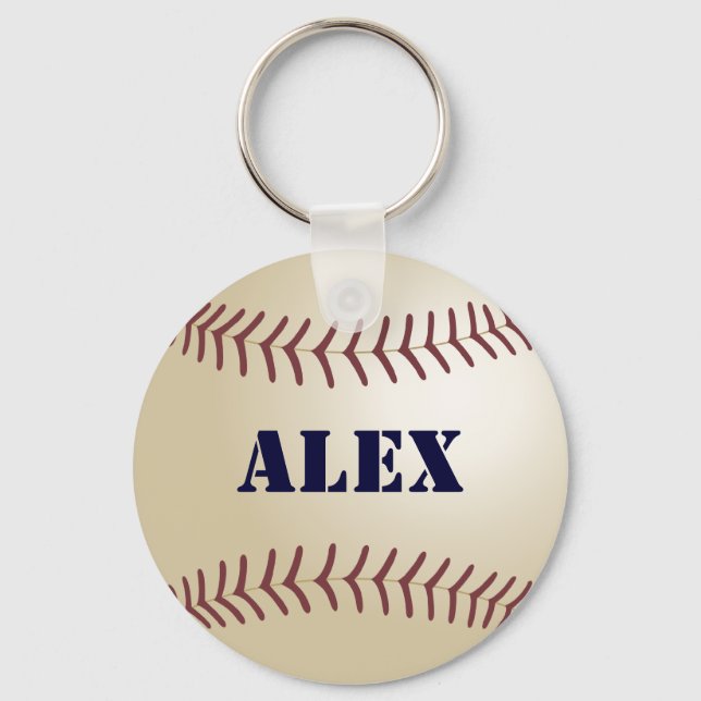Alex Baseball Keychain by 369MyName (Front)