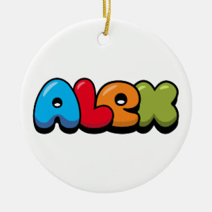 Alex Ceramic Ornament