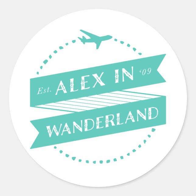Alex in Wanderland Stickers (Front)