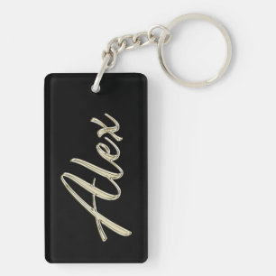 Alex Name whitegold key trailer Ring