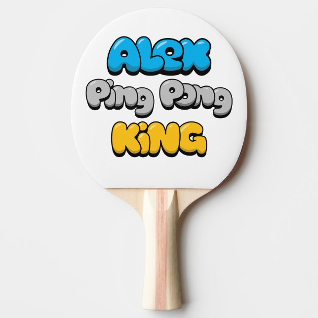 Alex Ping Pong King Paddle (Front)