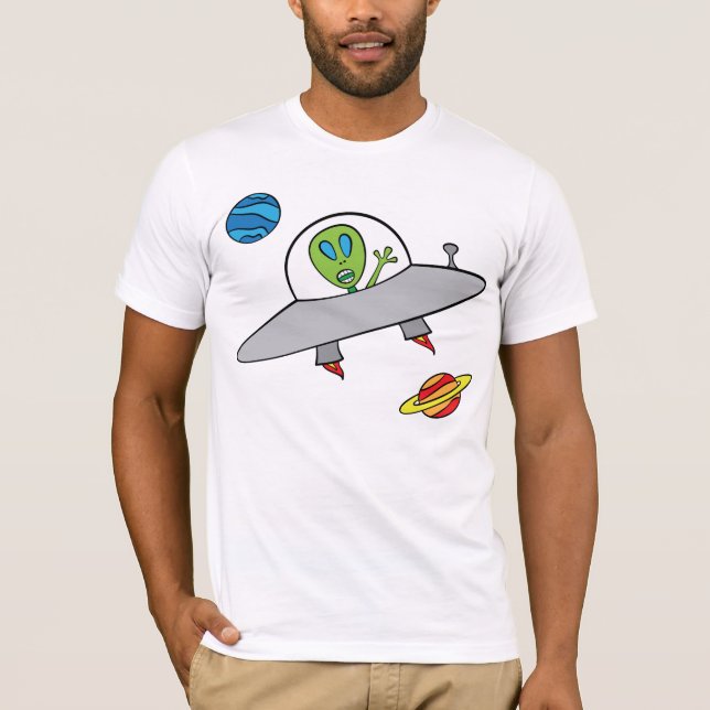 Alex the Alien - Men's T-Shirt (Front)