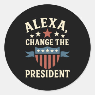 Alexa1 classic round sticker
