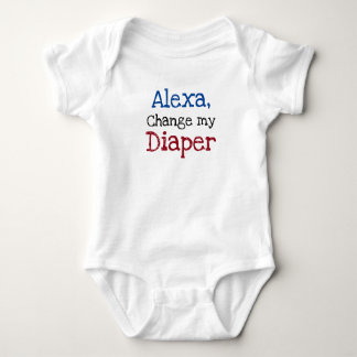 Alexa, Change My Diaper Funny Infant Baby Bodysuit
