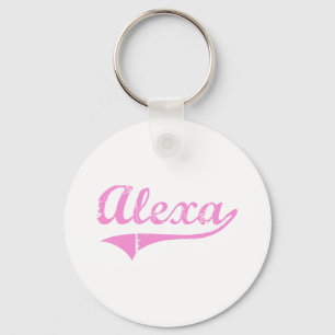 Alexa Classic Style Name Key Ring