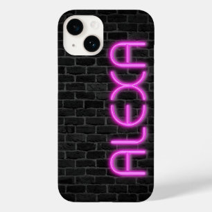 ALEXA In PINK Neon Lights  Case-Mate iPhone 14 Case