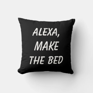 Alexa, Make the Bed reversible Cushion
