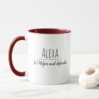 "Alexa" | Name Meaning Mug