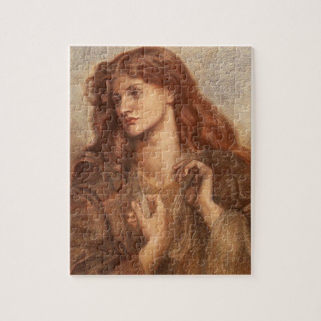 Alexa Wilding (Elegant Young Lady With Red Hair) Jigsaw Puzzle (Vertical)