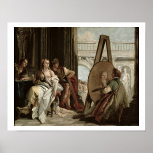 Alexander and Campaspe at the house of the painter Poster