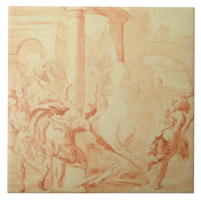 Alexander and Thais on their drunken rampage throu Ceramic Tile (Front)