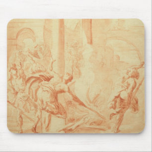 Alexander and Thais on their drunken rampage throu Mouse Pad