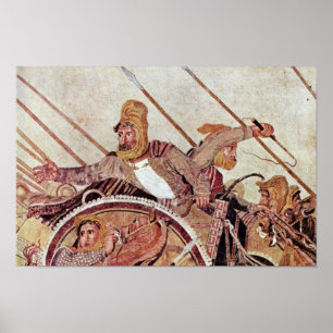 Alexander Battle By Meister Der Alexanderschlacht Poster