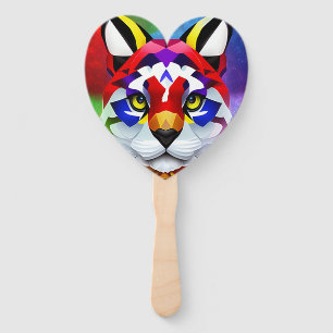 Alexander Cat heart hand fans
