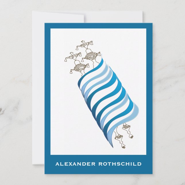 Alexander Chanoch Custom Invitation (Front)