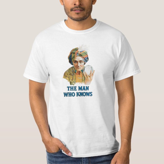 Alexander Crystal Ball and The Man Who Knows T-Shirt (Front)