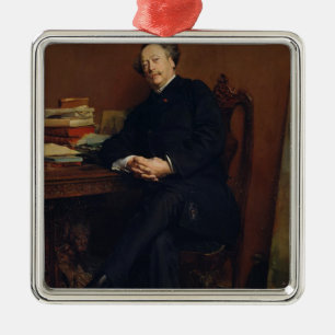 Alexander Dumas Fils  1877 Metal Tree Decoration