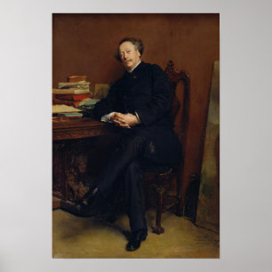 Alexander Dumas Fils  1877 Poster