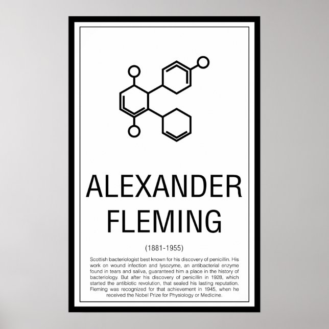 Alexander Fleming Poster (Front)