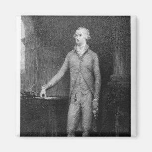 Alexander Hamilton, after the painting of 1792 Magnet