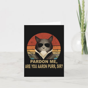 Alexander Hamilton Cat Pullover Hoodie Card
