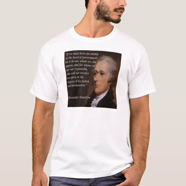Alexander Hamilton "Enemy Leader" Gift T-Shirt (Front)