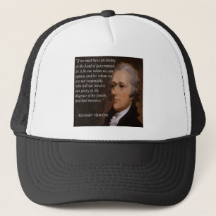 Alexander Hamilton "Enemy Leader" Gift Trucker Hat