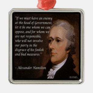 Alexander Hamilton "Enemy Leader" Ornaments