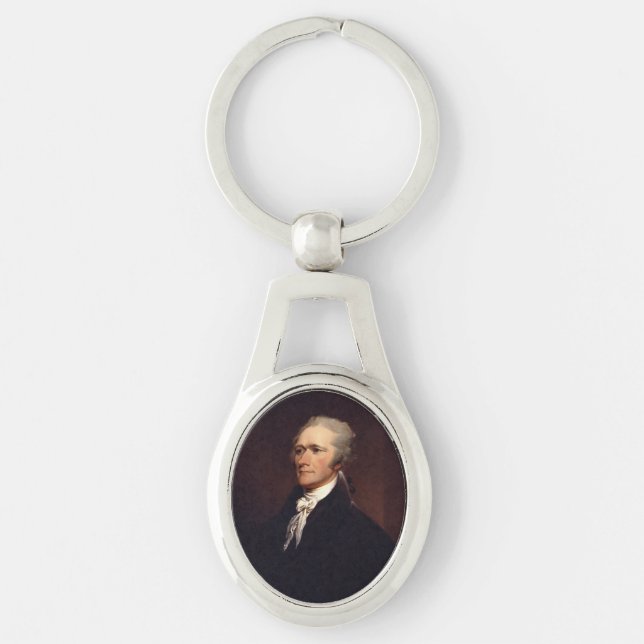 Alexander Hamilton Founder & Federalist Papers Key Ring (Front)