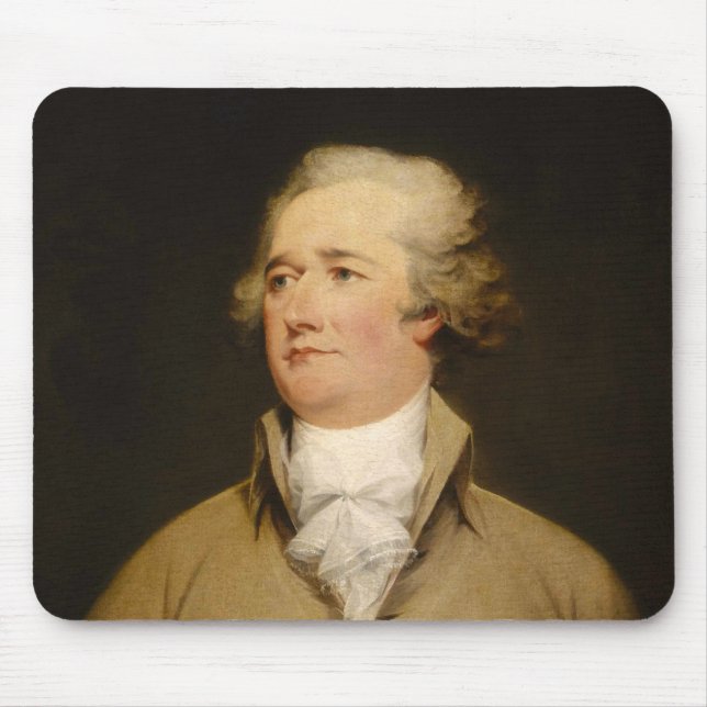 Alexander Hamilton -- Founding Father Mouse Pad (Front)