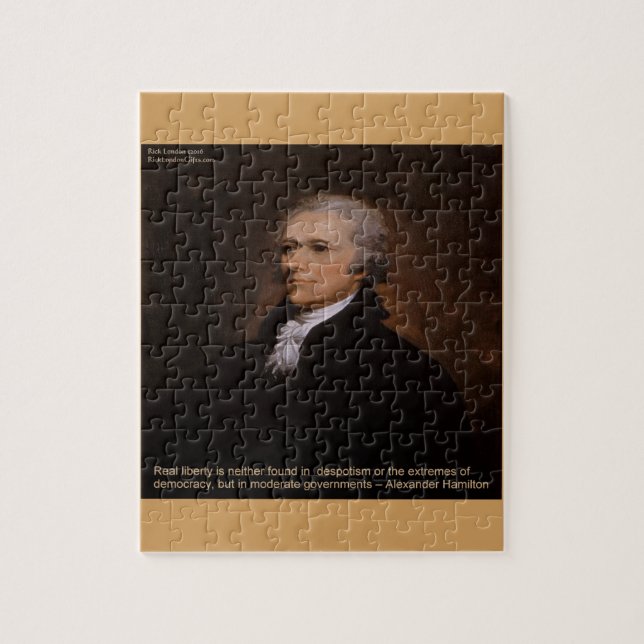 Alexander Hamilton Gifts Jigsaw Puzzle (Vertical)