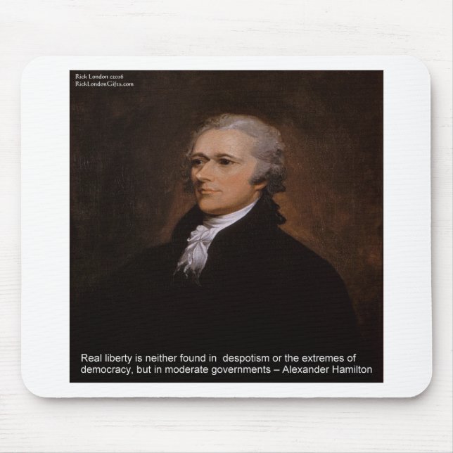 Alexander Hamilton Gifts Mouse Pad (Front)