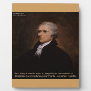 Alexander Hamilton Gifts Plaque