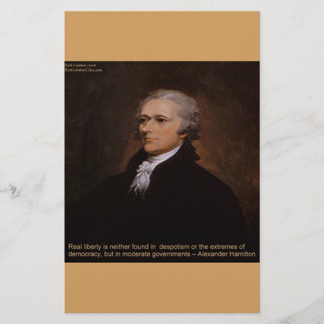 Alexander Hamilton Gifts Stationery (Front)