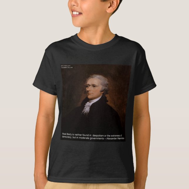 Alexander Hamilton Gifts T-Shirt (Front)