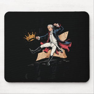 Alexander Hamilton Kings America Funny 4th July Mouse Pad
