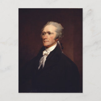 Alexander Hamilton Portrait by John Trumbull (1806 Postcard