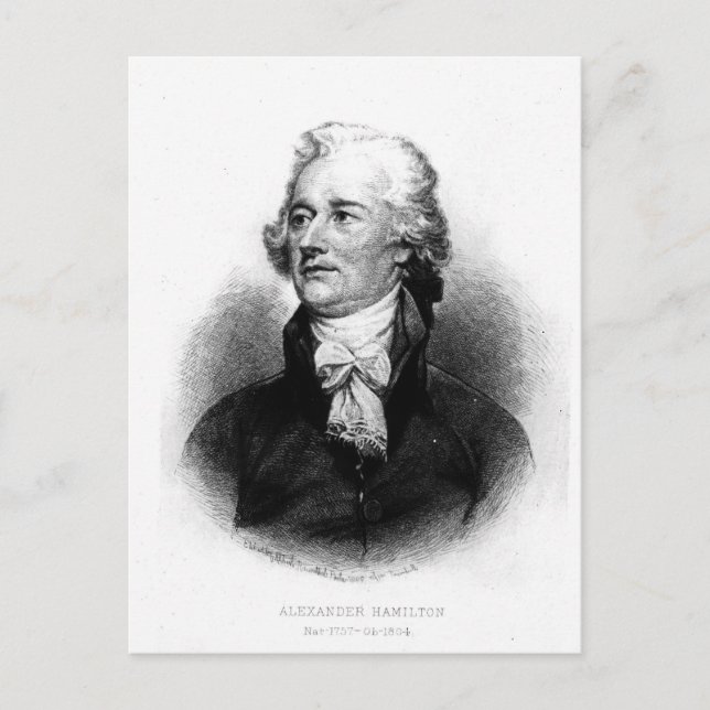 Alexander Hamilton Postcard (Front)