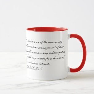 Alexander Hamilton Quotation Mug