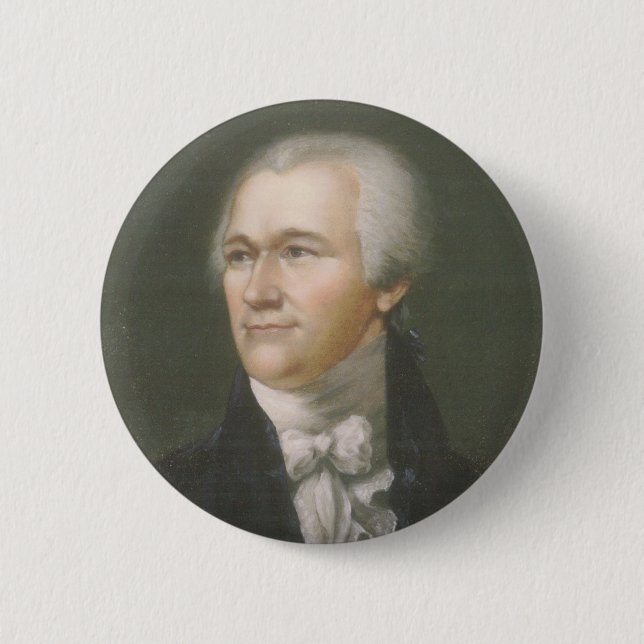 Alexander Hamilton small button (Front)