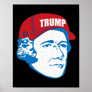 Alexander Hamilton Trump Hat 2020 Election Republi Poster