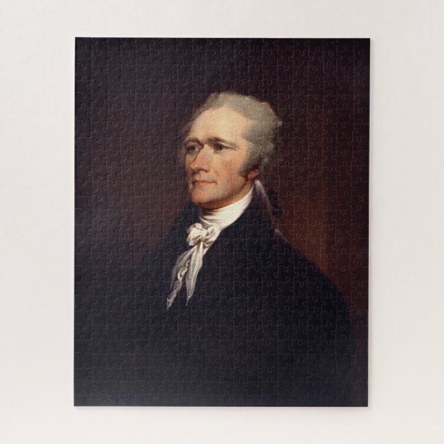 Alexander Hamilton: US Founding Father, Historical Jigsaw Puzzle (Vertical)