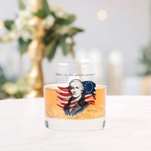 Alexander Hamilton Whiskey Glass