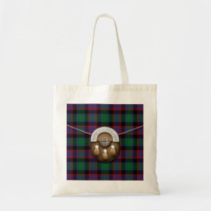 Alexander Hunting Tartan And Sporran Tote Bag