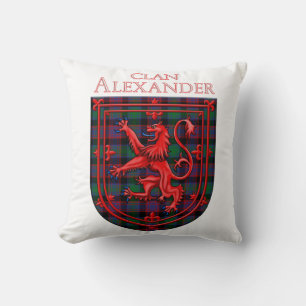Alexander Hunting Tartan Scottish Plaid Cushion