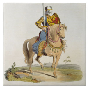 Alexander II, King of Scotland (1198-1249) 1214, f Tile